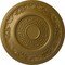 Ekena Millwork Nestor Ceiling Medallion (Fits Canopies up to 5"), Hand-Painted Gold, 25 7/8"OD x 2 1/4"P CM25NEGLS - alternate 1